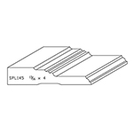 13/16" x 4" F/J Primed Poplar Custom Casing - SPL145