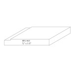 3/4" X 5-1/2" F/J Primed Poplar Custom Casing