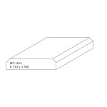 3/4" X 3-1/2" F/J Primed Poplar Custom Casing