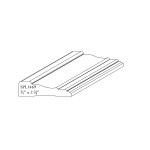 3/4" X 2-5/8" F/J Primed Poplar Custom Casing