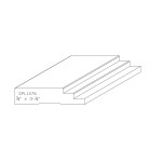 3/4" X 3-1/4" F/J Primed Poplar Custom Casing