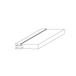 1/2" X 2-1/4" F/J Primed Poplar Custom Casing