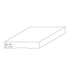 5/8" X 3-1/2" F/J Primed Poplar Custom Casing