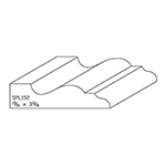 0.900" x 3.700" F/J Primed Poplar Custom Casing - SPL152