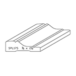 3/4" x 2-1/2" F/J Primed Poplar Custom Casing - SPL175