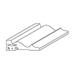 3/4" x 2-1/2" F/J Primed Poplar Custom Casing - SPL182