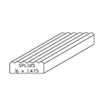 1/2" x 1.475" Quarter Sawn Red Oak Custom Casing - SPL185