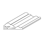 3/4" x 2-1/4" Ash Custom Chair Rail - SPL4001