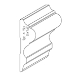 1-1/16" x 3-1/2" Ash Custom Chair Rail - SPL411