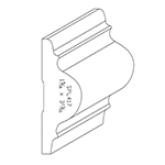 1-5/16" x 3-13/16" Quarter Sawn White Oak Custom Chair Rail - SPL417