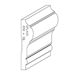 0.850" x 3-1/2" Cherry Custom Chair Rail - SPL420