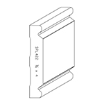 3/4" x 4" Poplar Custom Chair Rail - SPL422