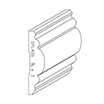 3/4" x 3" Knotty Eastern White Pine Custom Chair Rail - SPL426