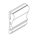 0.600" x 2-1/2" Finger Jointed Primed Poplar Custom Chair Rail - SPL428