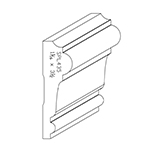 1-1/16" x 3-1/2" Ash Custom Chair Rail - SPL435