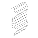 3/4" x 4" Poplar Custom Chair Rail - SPL451