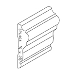 5/8" x 2-1/2" Ash Custom Chair Rail - SPL464