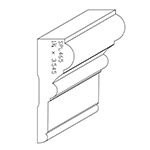 1-1/4" x 3.545" Poplar Custom Chair Rail - SPL465