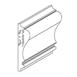 0.650" x 2.580" White Oak Custom Chair Rail - SPL483