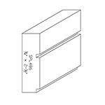 3/4" x 2-1/2" Finger Jointed Primed Poplar Custom Chair Rail - SPL486