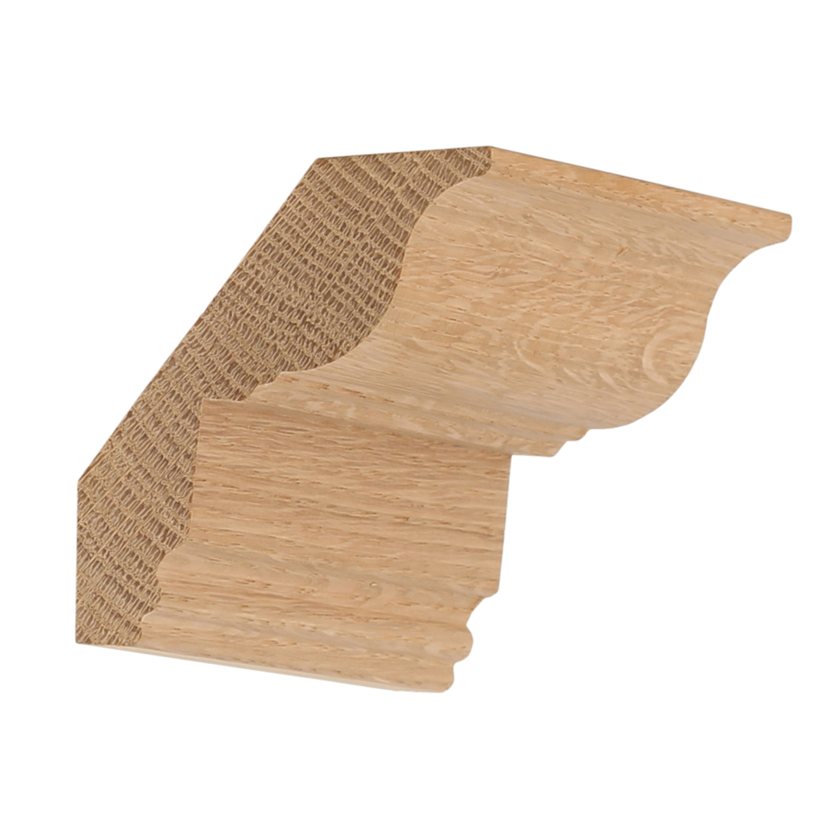 11/16" x 41/16" Quarter Sawn White Oak Dentil Crown Moulding B309