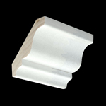 F/J Primed Poplar Crown Moulding B303