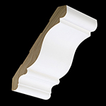 F/J Primed Poplar Crown Moulding B308