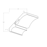 0.800" x 5-1/2" Natural Alder Custom Crown Moulding - SPL3071