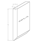 3/4" x 5-1/2" F/J Primed Poplar Custom Crown Moulding - SPL3105