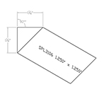 1-1/4" x 1-1/4" Cherry Custom Crown Moulding - SPL3106