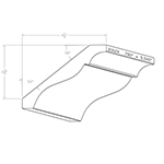 0.780" x 5.340" Hard Maple Custom Crown Moulding - SPL3124