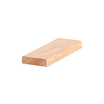 3/8" x 1-3/8" African Mahogany Shaker Style Square Door Stop - B510