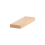 3/8" x 1-3/8" Natural Alder Shaker Style Square Door Stop - B510