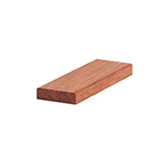 3/8" x 1-3/8" Brazilian Cherry Shaker Style Square Door Stop - B510