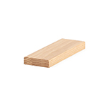 3/8" x 1-3/8" Hickory Shaker Style Square Door Stop - B510