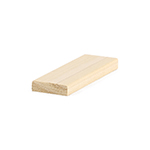 3/8" x 1-3/8" Poplar Shaker Style Square Door Stop - B510