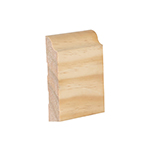 9/16" x 3-1/2" Pine O.G. Baseboard