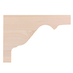 Poplar LJ7028 Plain Stair Bracket