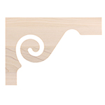 Poplar LJ7029 Decorative Stair Bracket