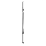 BB180 Ash 1-1/4" Hampton Baluster