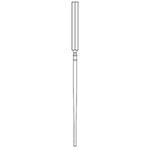 1-1/4" x 34" White Oak Colonial Taper Top Baluster - LJ5035