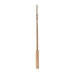 1-1/4" x 34" Cherry Hampton Taper Top Baluster - LJ5200