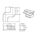 Hickory "S" Shaped Fitting LJ7447