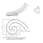Natural Alder R.H. Compound Climbing Volute - LJ7B36