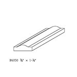 LJ6050 Natural Alder 1-1/4" Fillet