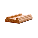 LJ6045 Red Oak Shoe Rail