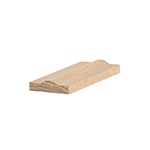 1-3/4" x 3/8" White Oak Fillet - B702