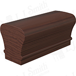 LJ6010 Walnut Traditional Hardwood Handrail