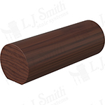 LJ6040 Walnut Wall Rail