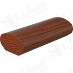 LJ6042 Brazilian Cherry Oval Wall Rail